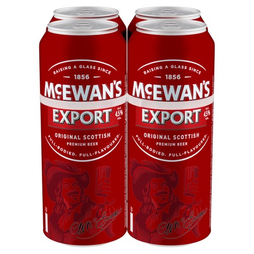 McEwan's Export Premium Ale Beer Cans