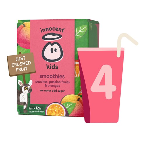 Innocent Kids Peaches, Passion Fruits & Oranges Smoothies