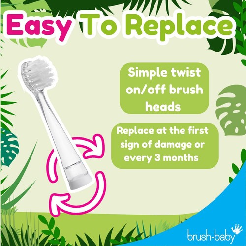 Brush-Baby WildOnes Replacement Brush Heads