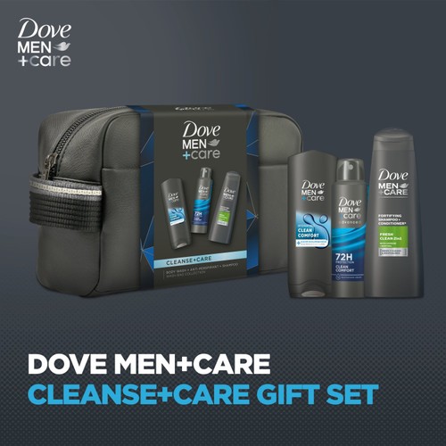 Dove M+C Cleanse + Care Washbag Coll Adv GS