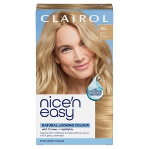 Clairol Nice'n Easy Creme Permanent Hair Dye - 9B Light Beige Blonde