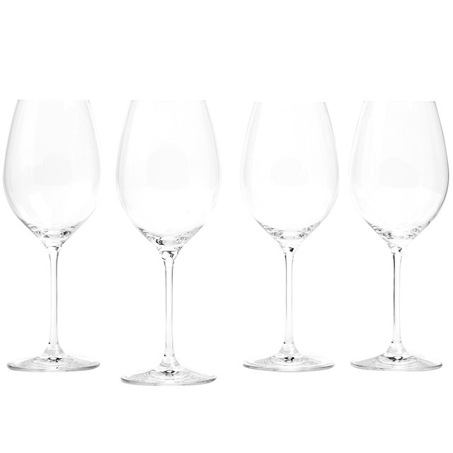 M&S Maxim Crystal Red Wine Glasses 4 per pack