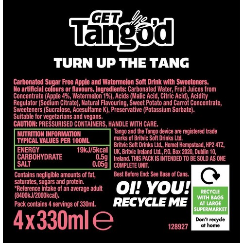 Tango Zero Sour Watermelon 