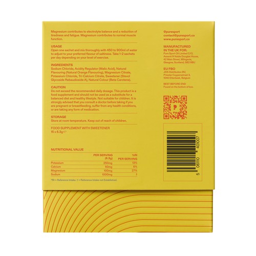 Puresport Ultra Electrolytes Orange Lemonade