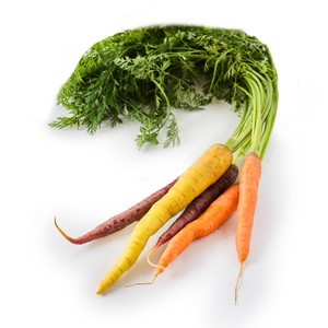 Natoora Organic British Rainbow Carrots Bunched