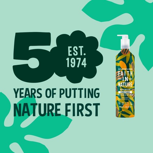 Faith In Nature Shea & Argan Conditioner 500ml in Aluminium Bottle