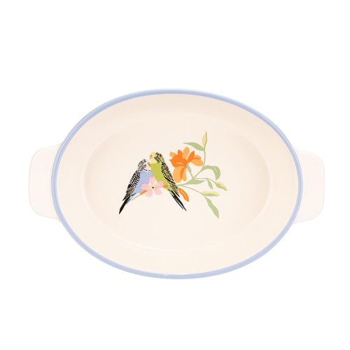 Cath Kidston Painted Table Ceramic Oval Roasting Dish 28cm
