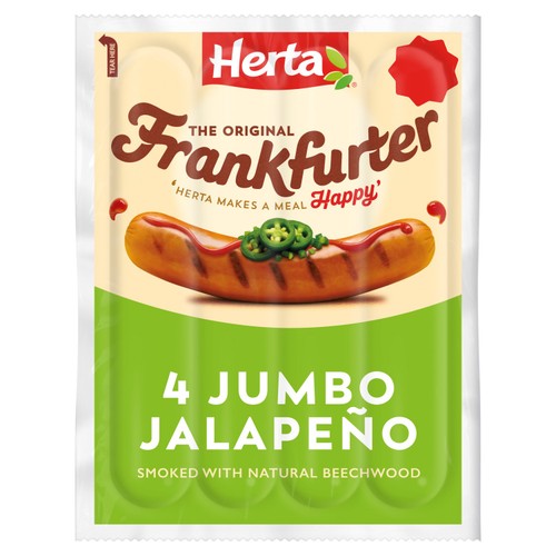Herta Jumbo Jalapeno Flavoured Frankfurter