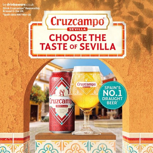 Cruzcampo Lager Cans