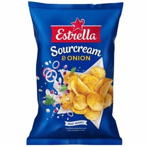 Estrella Sourcream & Onion Crisps