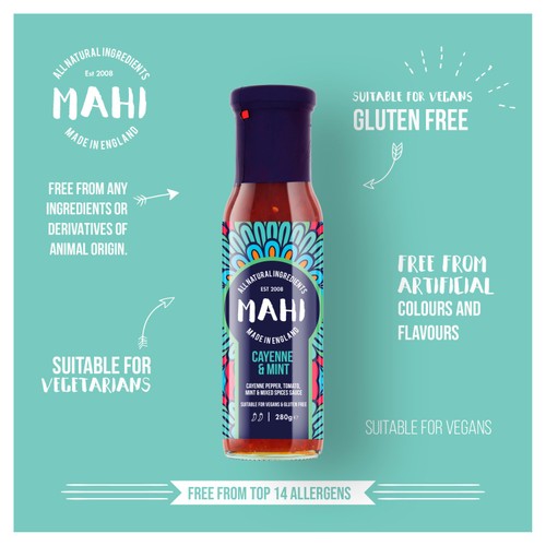 MAHI Cayenne & Mint Sauce Ketchup