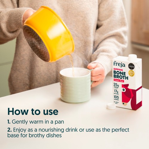 Freja Classic Beef Sipping Bone Broth