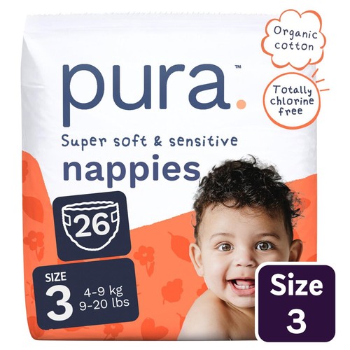 Pura Nappies Size 3 