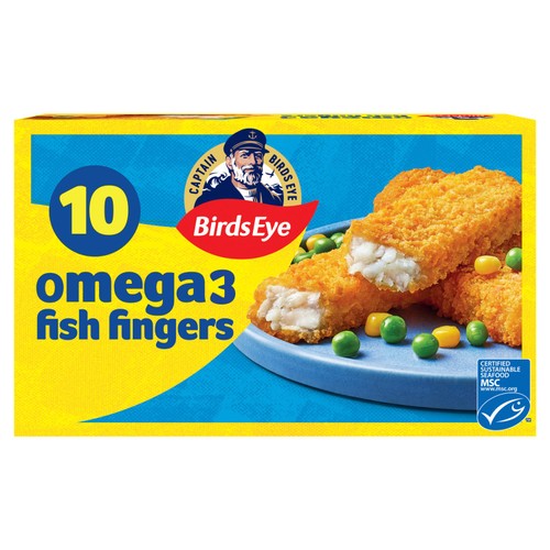 Birds Eye 10 MSC Breaded Omega 3 Fish Fingers