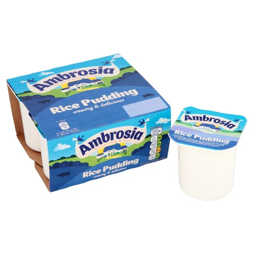 Ambrosia Rice Pudding Dessert Snack Pots