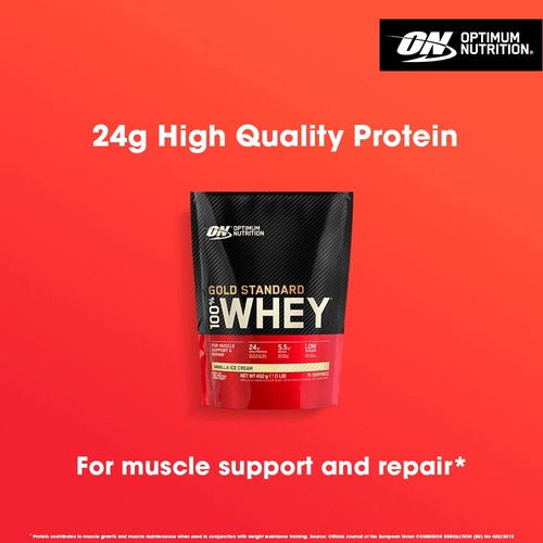 Optimum Nutrition Gold Standard 100% Whey Vanilla Ice Cream