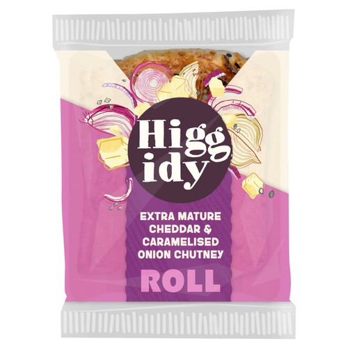 Higgidy Extra Mature Cheddar & Caramelised Onion Chutney Roll