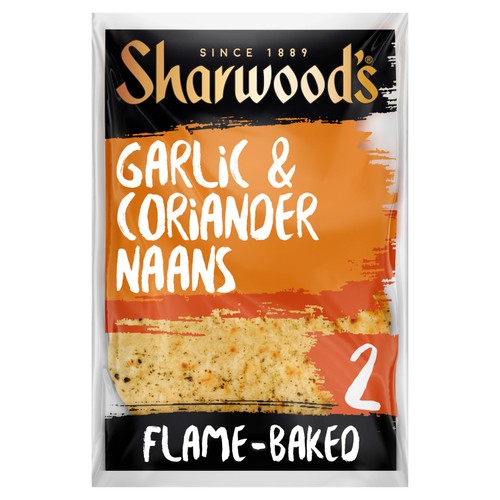 Sharwood's Garlic & Coriander Naan Breads