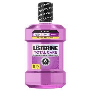 Listerine Total Care Teeth & Gum Intense Taste Classic Mouthwash 1l