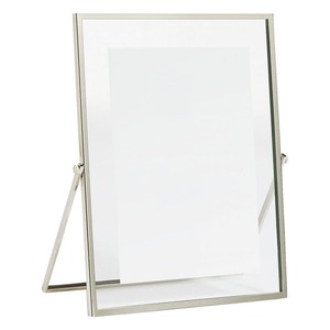 Skinny Easel Photo Frame 5x7 inch, Silver