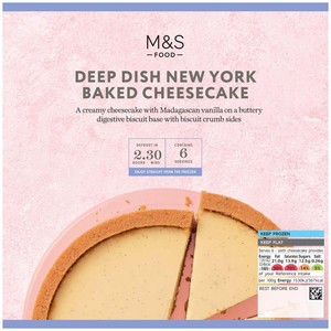 Deep Dish New York Baked Cheesecake Frozen