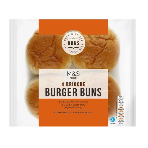 M&S Ultimate Brioche Burger Buns