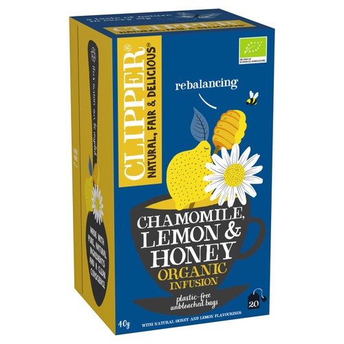 Clipper Chamomile, Lemon & Honey Organic Infusion Tea Bags