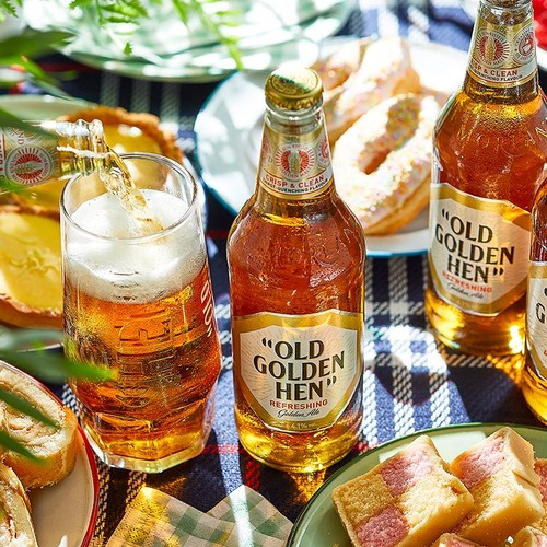 Old Golden Hen Refreshing Golden Ale Beer