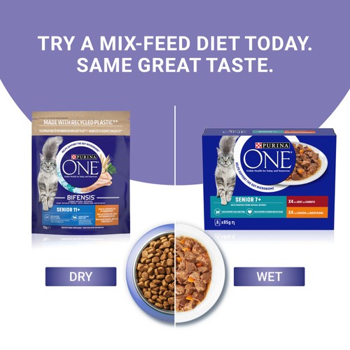 Purina One Senior 11+ Chicken Dry Cat Food