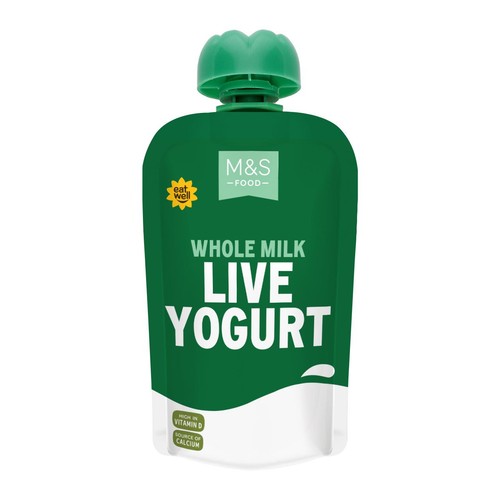 M&S Whole Milk Live Natural Yogurt
