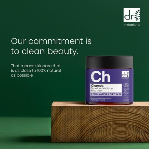 Dr Botanicals Apothecary Charcoal Superfood Mattifying Face Mask