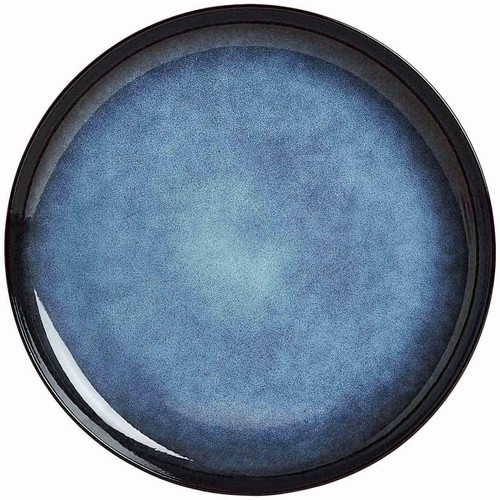 M&S Amberley Reactive Dinner Plate, Navy