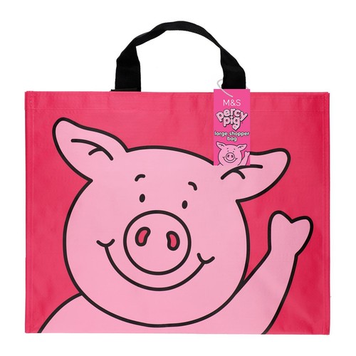 M&S Large Percy Pig Shopper Bag