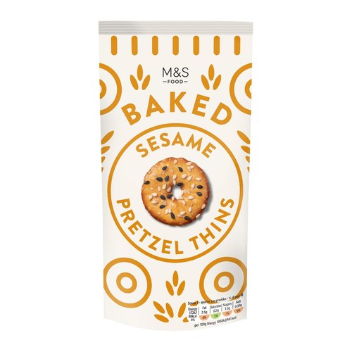 M&S Sesame Pretzel Thins