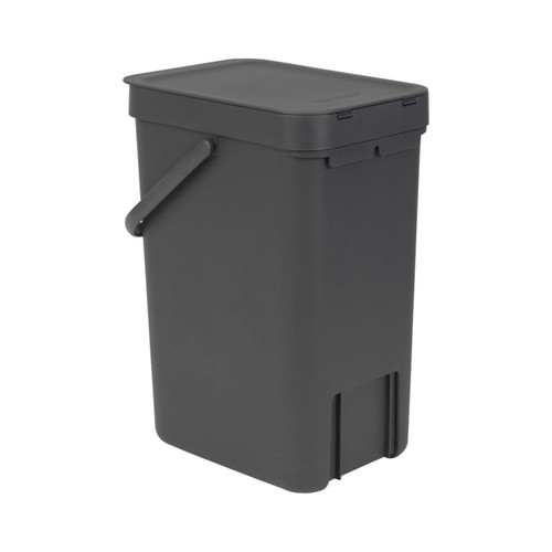 Brabantia Sort & Go Waste Bin  Grey 12L