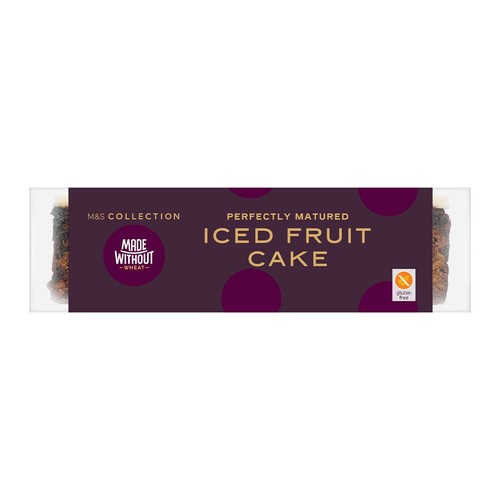 M&S  Collection Made Without Perfectly Matured Iced Fruit Cake Bar