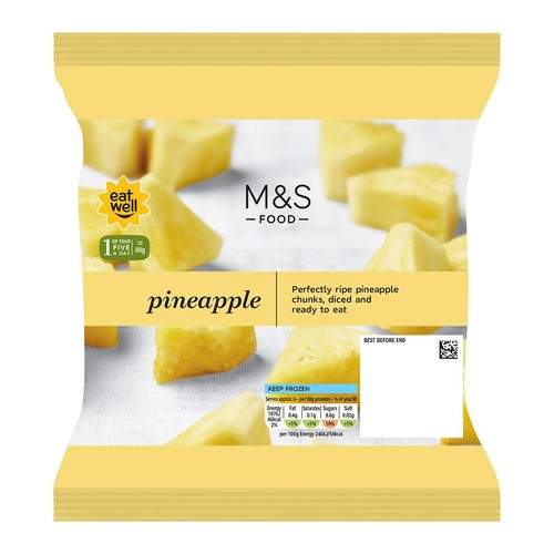 M&S Pineapple Frozen