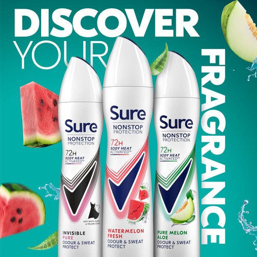 Sure Women 72hr Nonstop Protection Uplift & Fresh Antiperspirant Deodorant
