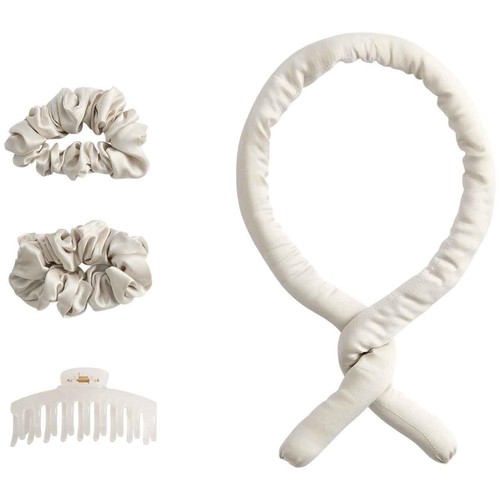 M&S Pure Mulberry Silk Heatless Curler, Light Grey