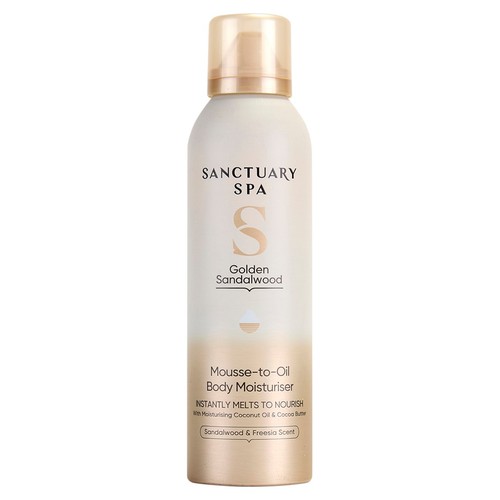 Sanctuary Spa Golden Sandalwood Mousse to Oil