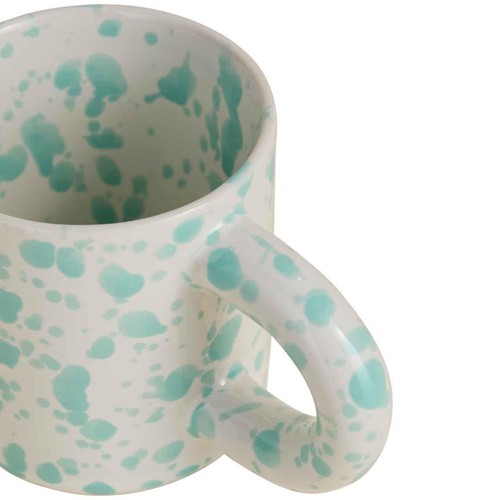 M&S Splatter Mug, Mint