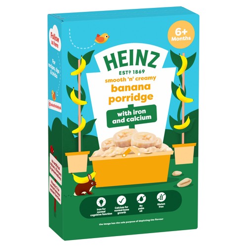 Heinz Banana Porridge Baby Food 6+ Months