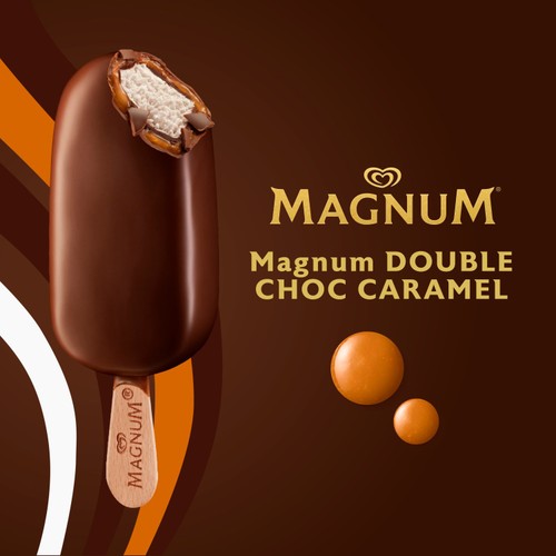 Magnum Mini Double Chocolate & Double Caramel Ice Cream Sticks
