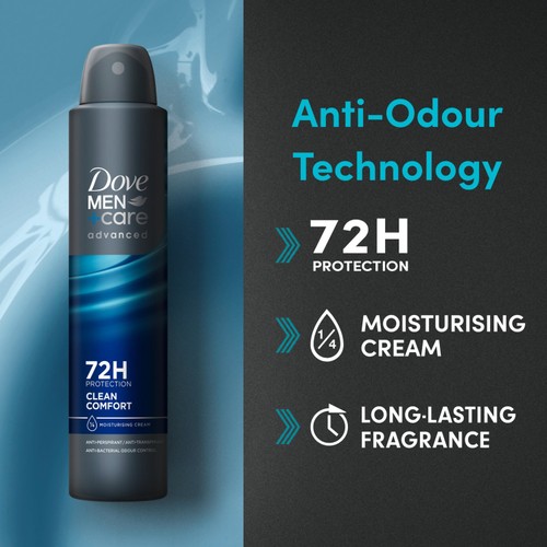 Dove Men+Care Advanced Antiperspirant Deodorant Clean Comfort