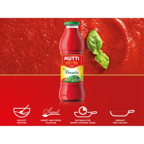 Mutti Italian Tomato & Basil Passata