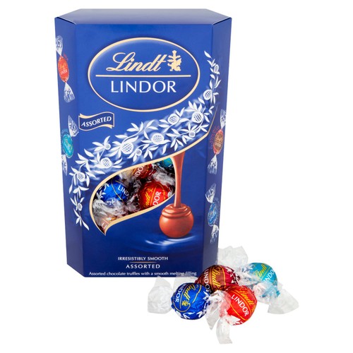Lindt Lindor Blue Assorted Milk Chocolate Truffles Box