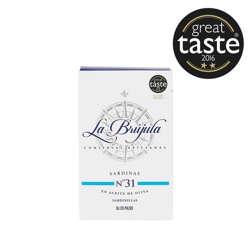 Brindisa La Brújula Galician Small Sardines "Sardinillas" 