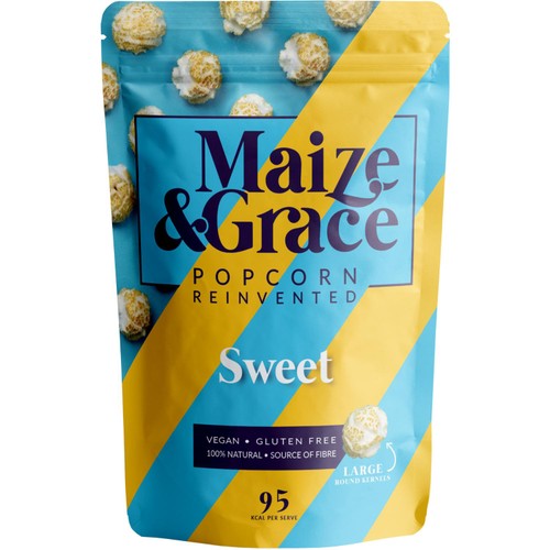 Maize & Grace Sweet Popcorn, 60g