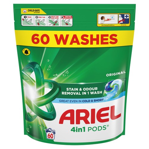 Ariel All in1 Pods Washing Capsules Original 60 Washes