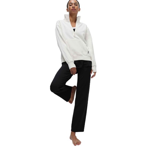 M&S Womens Goodmove Go Balance Straight Leg Yoga Joggers, size 8, Black